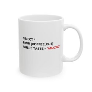 Inspirational Quote Ceramic Mug — 'Amazing' Motivational Coffee Cup 11oz